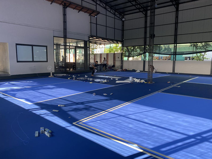 Thi công cụm sân Pickleball Dattma Quán Hành Nghi Lộc