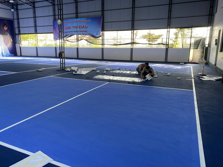 Thi công cụm sân Pickleball Dattma Quán Hành Nghi Lộc