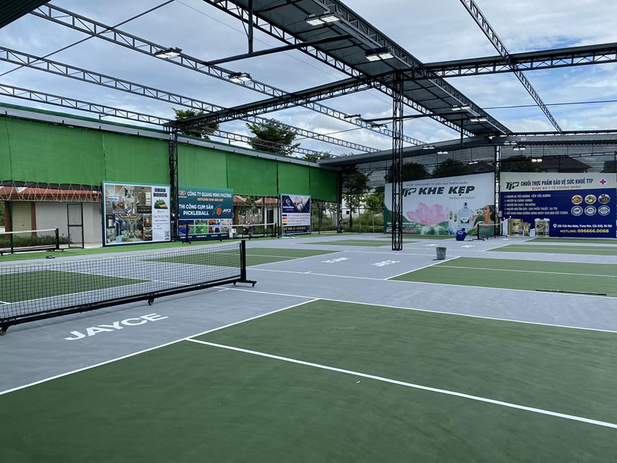 Thi công sân pickleball KĐT Handico Vinh Tân Phường Trường Vinh, Nghệ An