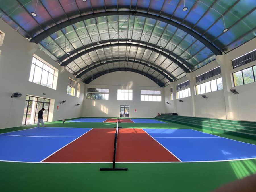 Thi c&ocirc;ng s&acirc;n pickleball Qu&acirc;n đo&agrave;n 654 Ở Nghi &Acirc;n, To Vinh, Nghệ An