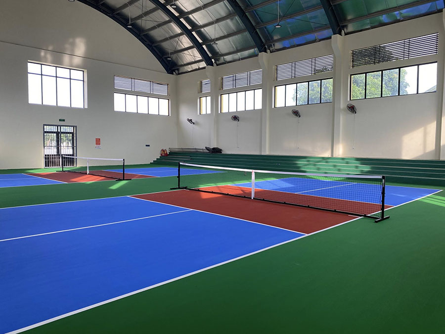 Thi c&ocirc;ng s&acirc;n pickleball Qu&acirc;n đo&agrave;n 654 Ở Nghi &Acirc;n, To Vinh, Nghệ An