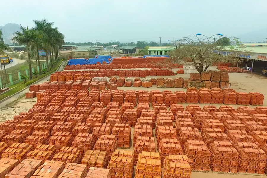 Gạch chỉ đỏ tuynel tại TP Vinh Nghệ An Hà Tĩnh