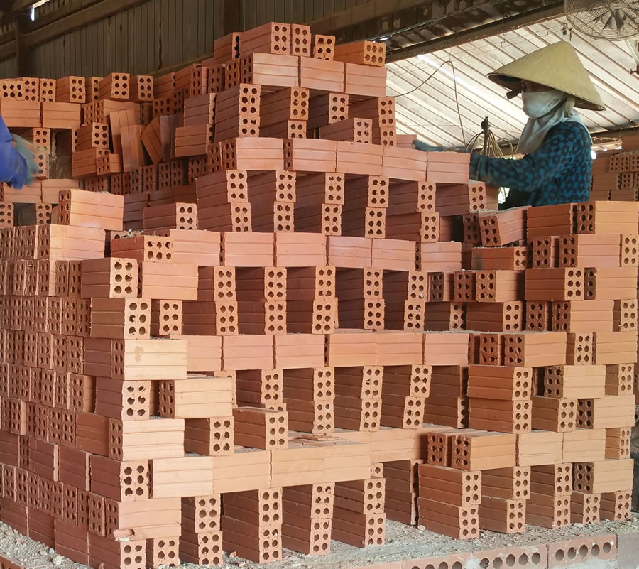 Gạch chỉ đỏ tuynel tại TP Vinh Nghệ An H&agrave; Tĩnh