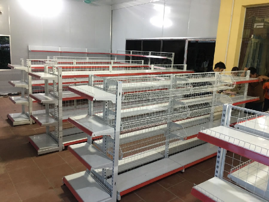 Gi&aacute; kệ sắt si&ecirc;u thị Vinh Nghệ An