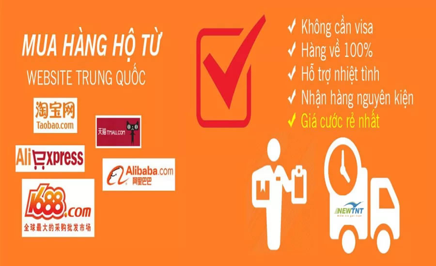 Đặt mua hàng XNK Trung Quốc, Order Taobao, Alibaba, 1688, Tmall